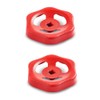 Ganter Normelemente, GN 227.6-ST-50-V6-RT Sheet Metal Hand Wheel, Valve Handle,
