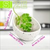 Ceramic Herb Stripper Bowl and Pill Crusher Set, Small Handmade,