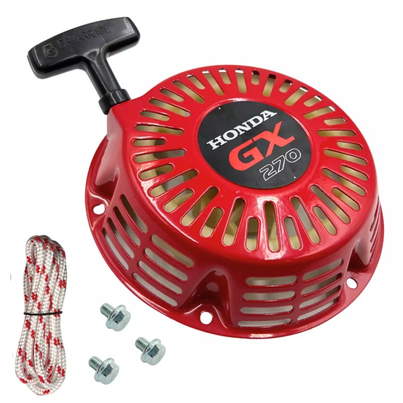Kindza Recoil Pull Starter Red For Honda GX240 GX270 Engine