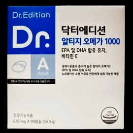 Doctor Edition Altige Omega 1000 Vitamin E Eye Health 90 Capsules 1 unit / 닥터에디션 알티지 오메가 1000 비타민E 눈건강 90캡슐 1개