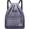 Peicees - Mochila deportiva impermeable con cordón para hombres y