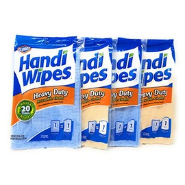 Handi Wipes Heavy Duty Reusable Cloths, Color May Vary - 3 Count (Pack of 4)