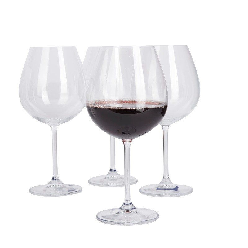 Mikasa Julie Red Wine Glass, 25-Ounce, Set of 4