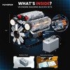 Vuvance V8 Engine Model kit with Battery and Motor –