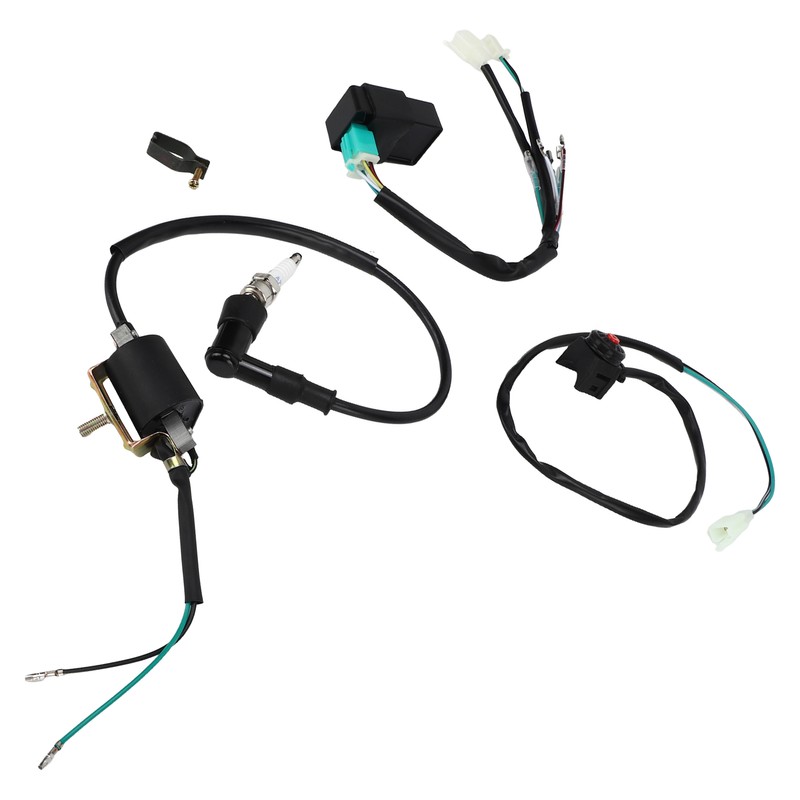 Kick Start Engine Wiring Harness CDI Box Spark Plug Ignition