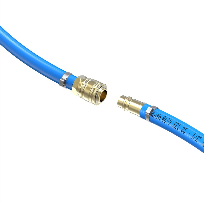 AUPROTEC Würth Safety Compressed Air Hose Set, PVC Hose +