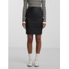 PIECES Women's PCPARO HW Coated Skirt/Noos BC 17092820, black