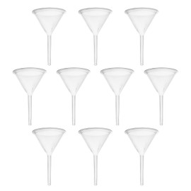 EISCO 10PK Filter Funnels, 2.6" - Polyethylene Plastic - Resistant to Acids & Alkalis - Great for Laboratory, Classroom or Home Use