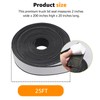 Lusperi Truck Cap Seal Rubber 25FT, for Truck Cap 200