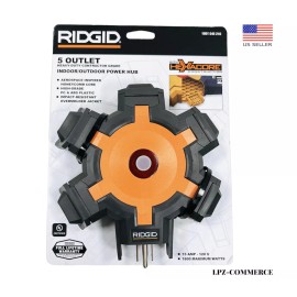 RIDGID 5-Outlet Extension Cord Hub ( NEW ) ⚡️