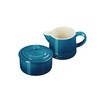 Le Creuset Stoneware Signature Cream & Sugar Set, Deep Teal