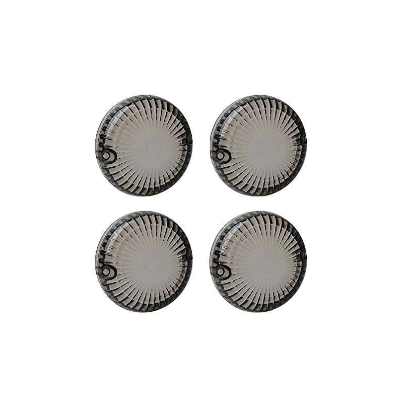 NTHREEAUTO 4PCS Smoked Turn Signals Lens Cover Front Rear Lenses