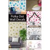 Create-A-Mural Polka Dot Wall Stickers -Violet