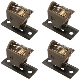 WHYHKJ 4pcs Roman Shade Cord Lock Austrian Shade Window Blind Lock Holds up to 3 Cords, Brown