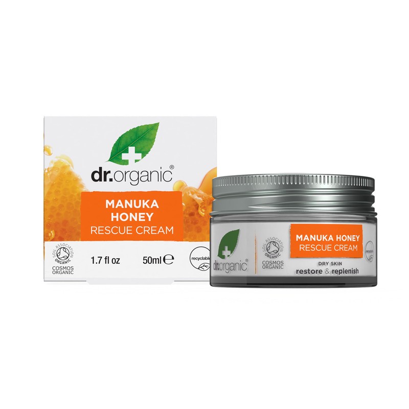 Dr. Organic Manuka Honey Rescue Cream | Nourishing and Soothing