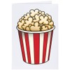 Large (A4) 'Popcorn Bucket' Blank Greeting Card (GC00073558)