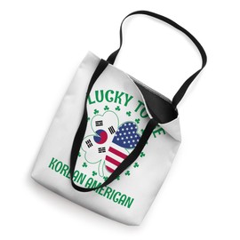 Lucky to be Korean American St Patricks Day South Korea Tote Bag