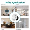 Allvent 4 inch ABS Adjustable Air Vent White Round Soffit