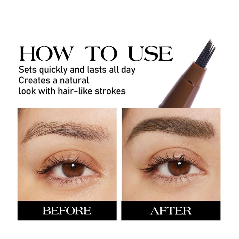 ONarisae Eyebrow Pen Eyebrow Pencil for Women with Precise Brush-Tip