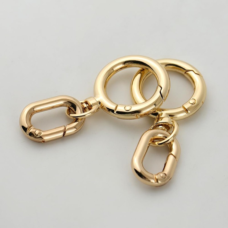 [FUSSED] 2pcs Key Ring, Backpack Buckle, Spring Gate O-Ring Round