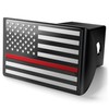 Thin Red Line Firefighter USA Flag Trailer Hitch Cover- Gifts