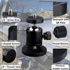 ULIBERMAGNET 24lb Magnetic Camera Mounting Base with Mini Ball Head,
