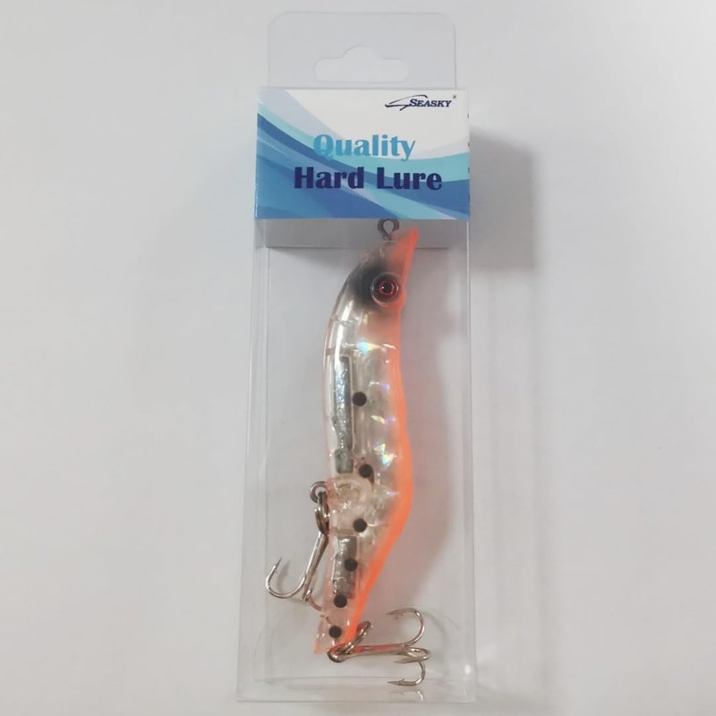 SEASKY Pencil Lure, 3 1/8 Inches Sinking VIB Shrimp Lures,