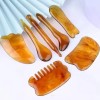 Rodillo De Masaje Facial De Jade Gua Sha Rejuvenates, 7