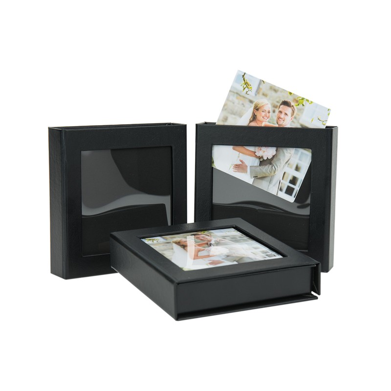 Elegantdisk USB Box with Picture Window for 1 USB Flash