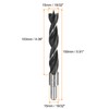 HARFINGTON 2pcs Brad Point Drill Bits 15mm(19/32") Dia Straight Round