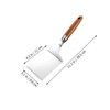 KONTONTY 2Pcs Stainless Steel Steak Spatulas with Ergonomic Handle for
