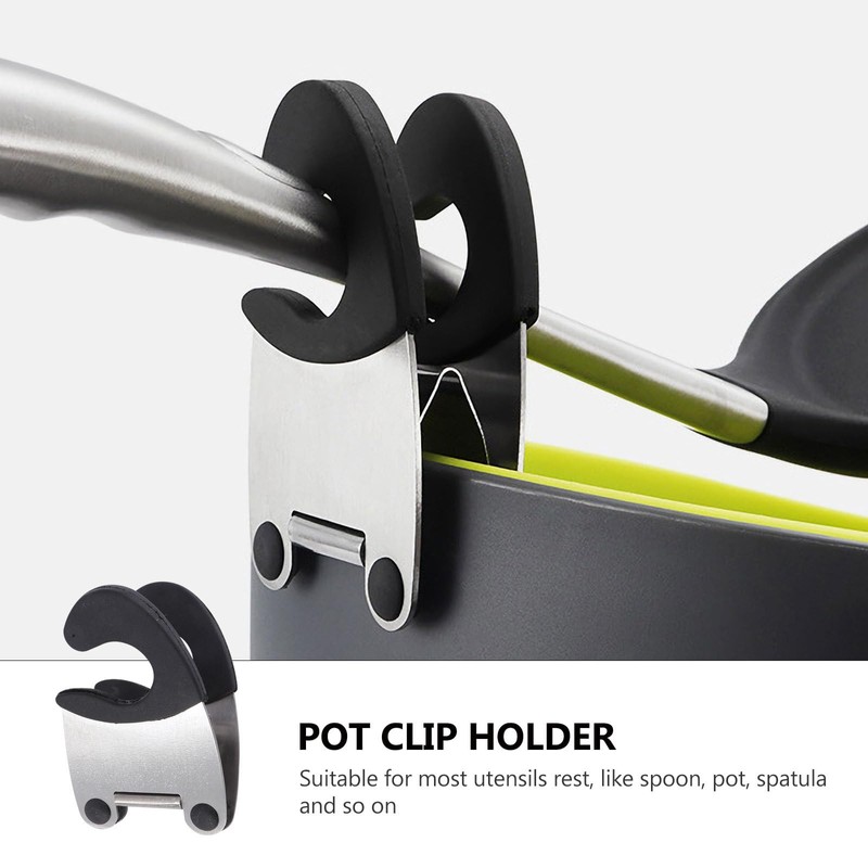 MAGICLULU 2pcs Spoon Clip for Pot Spoon Holder Pot Overflow