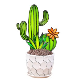 LSBDJDL 3 in 1, Colorful Set of Succulents, Succulent Greenery Decoration, Colorful Sun Shades for windowsill, Balcony, Kitchen, Terrace, Office Greenery Dress up (no Pot) (Green)