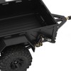 RC Car Hitch Trailer Aluminum Alloy Antislip Rubber Tire Rustproof