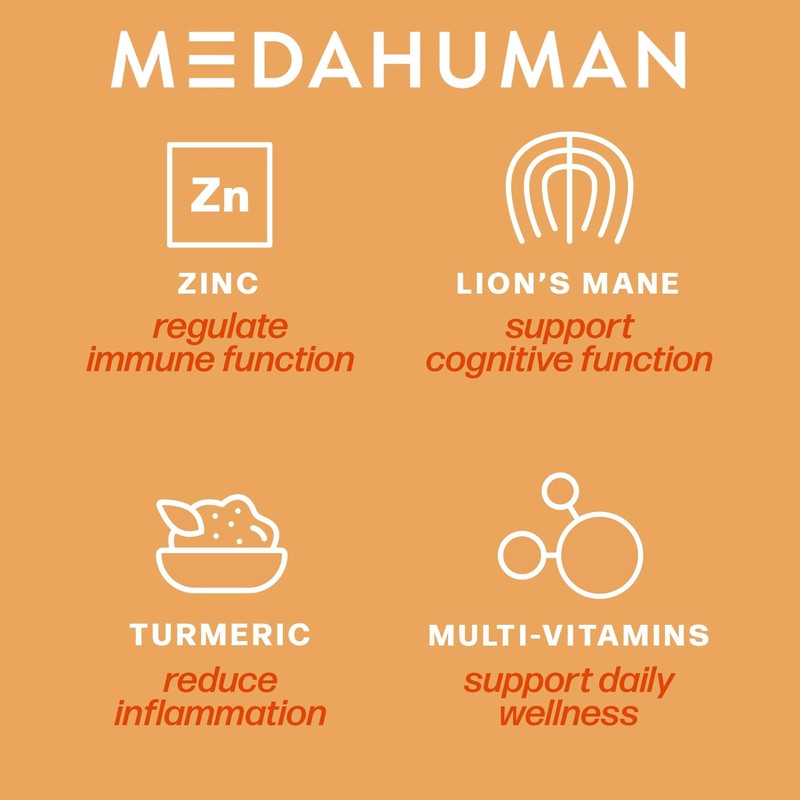 MEDAHUMAN MEDAHUMAN? Recover | Lions Mane Powder & Mushroom Powder