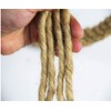 Twisted Manila Jute Rope (1 Inch x 50 Feet) Natural