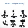 LICHIFIT Car Mounted Strong Suction Cup Mount, Large Tripod Suction