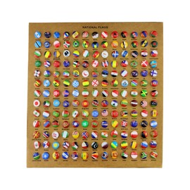 Flylin Pines para Tablero de Corcho, 291 Piezas de Bandera Nacional Decorativos de Acero para Ocultar Las Banderas Nacionales de Diferentes países para la Escuela y la Oficina en casa