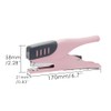 XiowDow Hand Held Plier Pink Stapler Handheld Desktop Stapler Effortless
