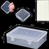 Bead Organizer Box, 30pcs Small Clear Plastic Storage Containers, Craft