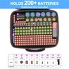 Battery Organizer Storage Case with Tester (BT168),Battery Holder Box Vault