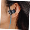 LALAFINA Ear Hook Earphone with Microphone Stereo Headset Black and