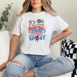 Basketball Smart Person Funny Sport - Comfort Colors T-Shirt White