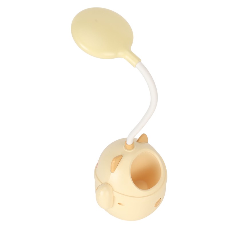 LED Table Lamp USB Charging Gooseneck Reading Light Pen Holder