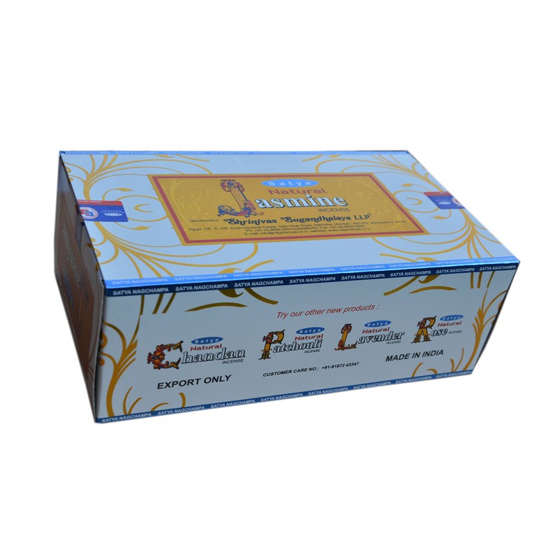 Satya Natural Incense Sticks, Jasmine, 15g, Special 12 Piece
