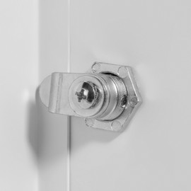 Premier 5000 Series Commercial Grade Steel Access Door, 8 x 8 Flush Universal Mount, White (Keyed Cylinder Latch)