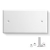 1pcs Double Socket Blanking Plate – 2 Gang Blanking Plate