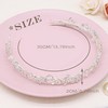 Oriamour Bridal Headband Wedding Headpieces For Women Rhinestone Hair Accessories