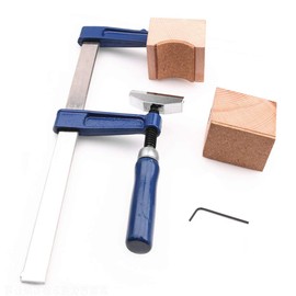 Jiayouy Guitar Bass Fingerboard Fret Press Tool with 2pc Wooden Soundhole Cauls 1pc Hex Wrench