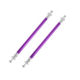 Motoforti Universal Bumper Lip Lever Splitter Support Rod, 200mm, Purple, 2Pcs